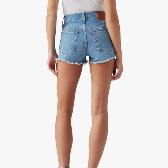 Levi's 501 Original Fit High Rise Women's Shorts - Picture 6 of 7